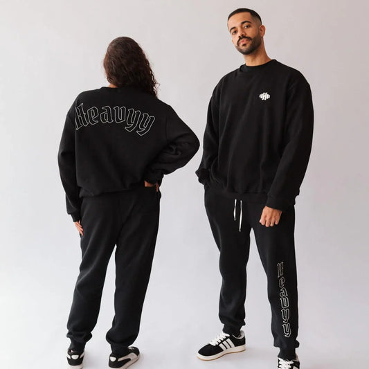 Kit com 2 Blusões de Moletom Oversized Pretos