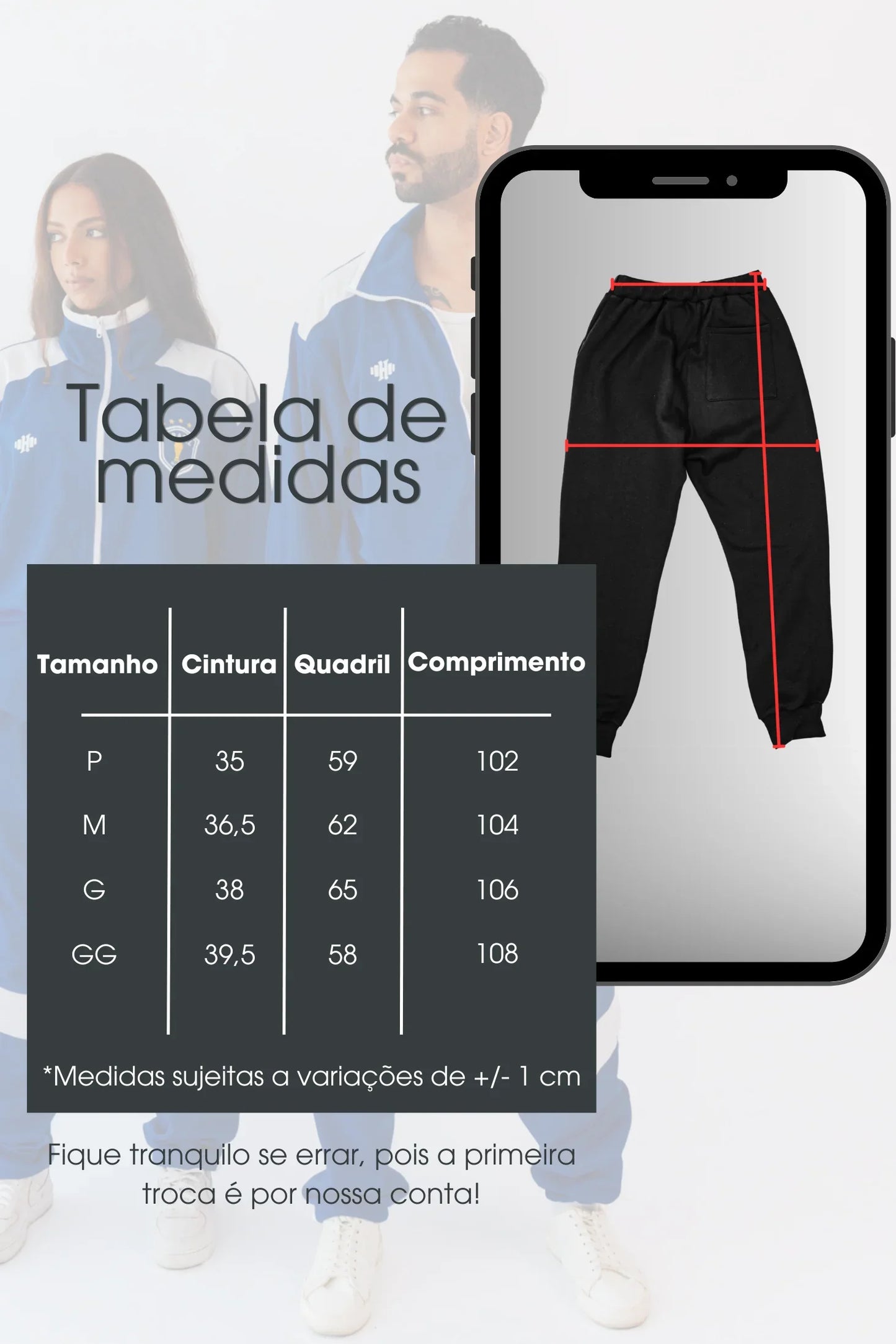 Calça de Agasalho Brasil