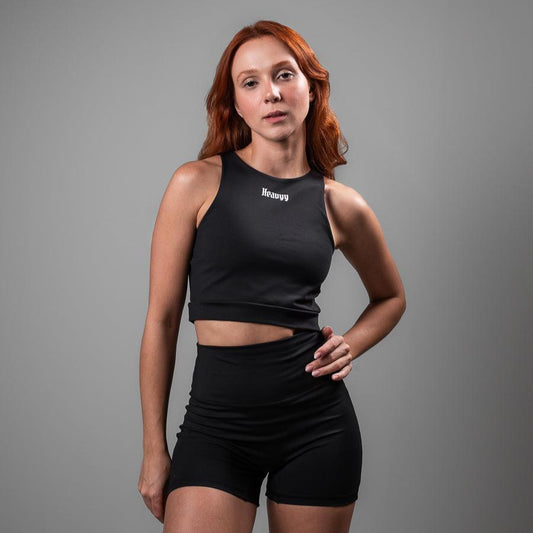 Conjunto Top + Short Overload Preto - Heavyy Sports