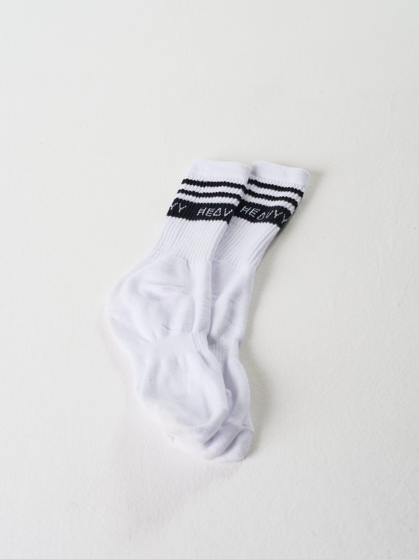 Meia Cano Alto Heavyy Branca - Heavyy Sports