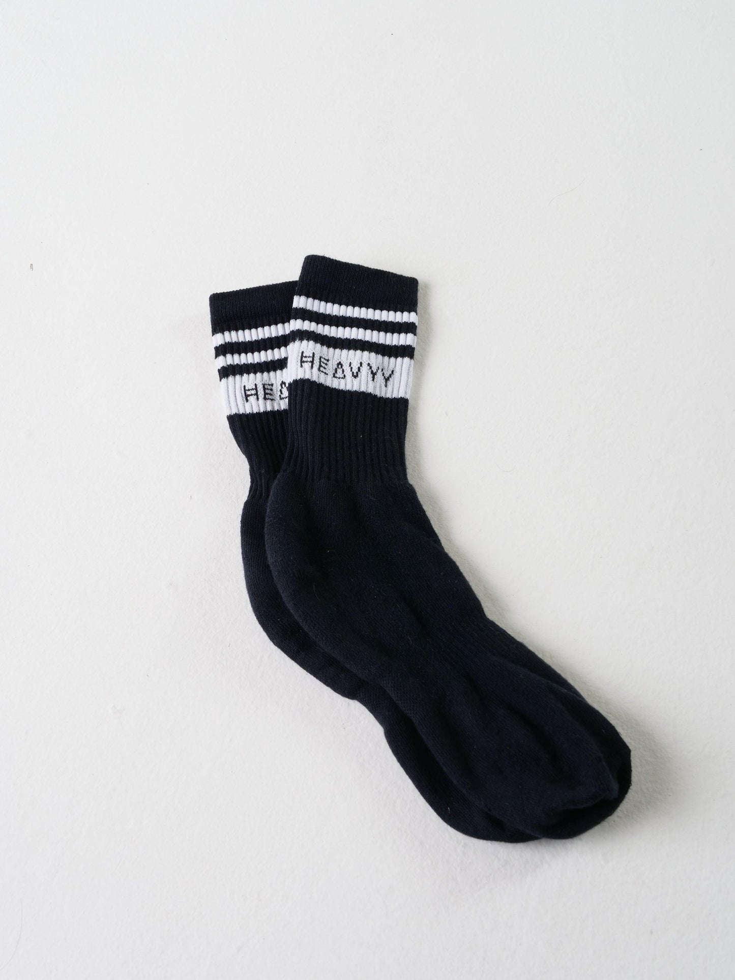 Meia Cano Alto Heavyy Preta - Heavyy Sports