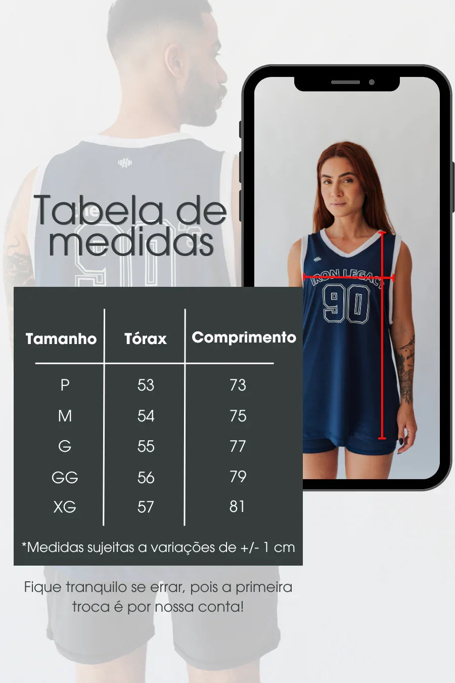 Regata Basqueteira - Azul Marinho