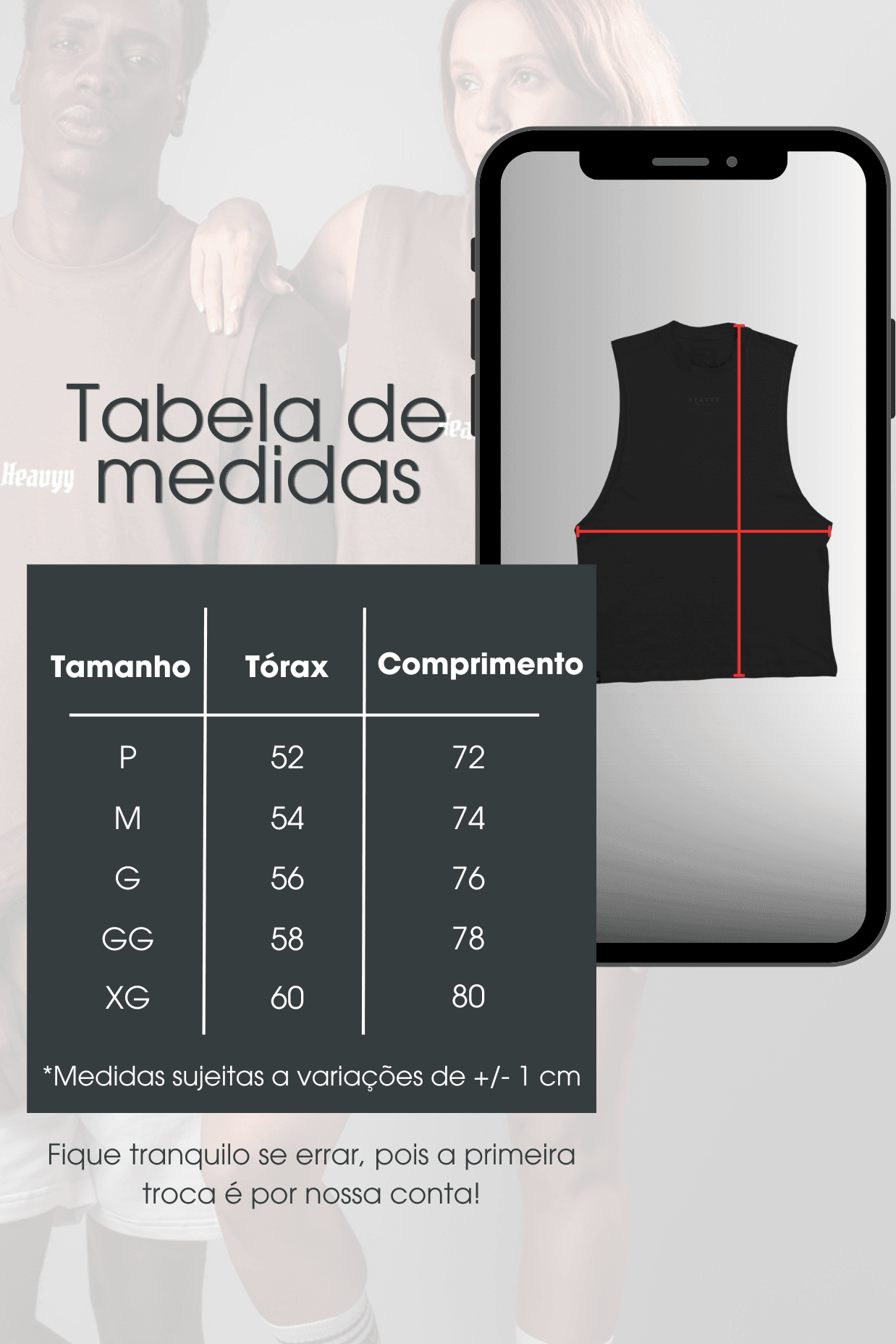 Regata Oversized Heavier than Yesterday Marrom