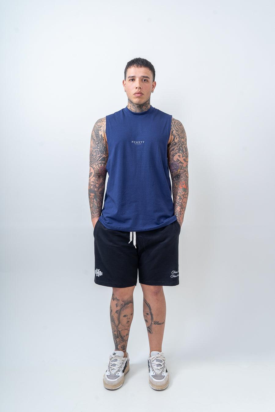 Kit com 2 Regatas Oversized Athletes Azul Marinho