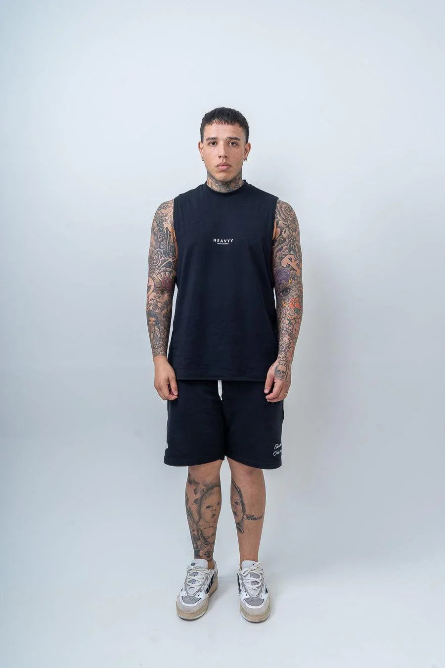 Kit com 2 Regatas Oversized Athletes Preta