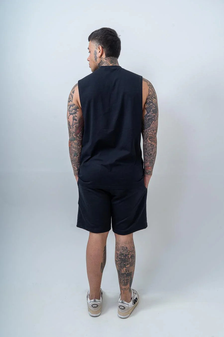 Kit com 2 Regatas Oversized Athletes Preta