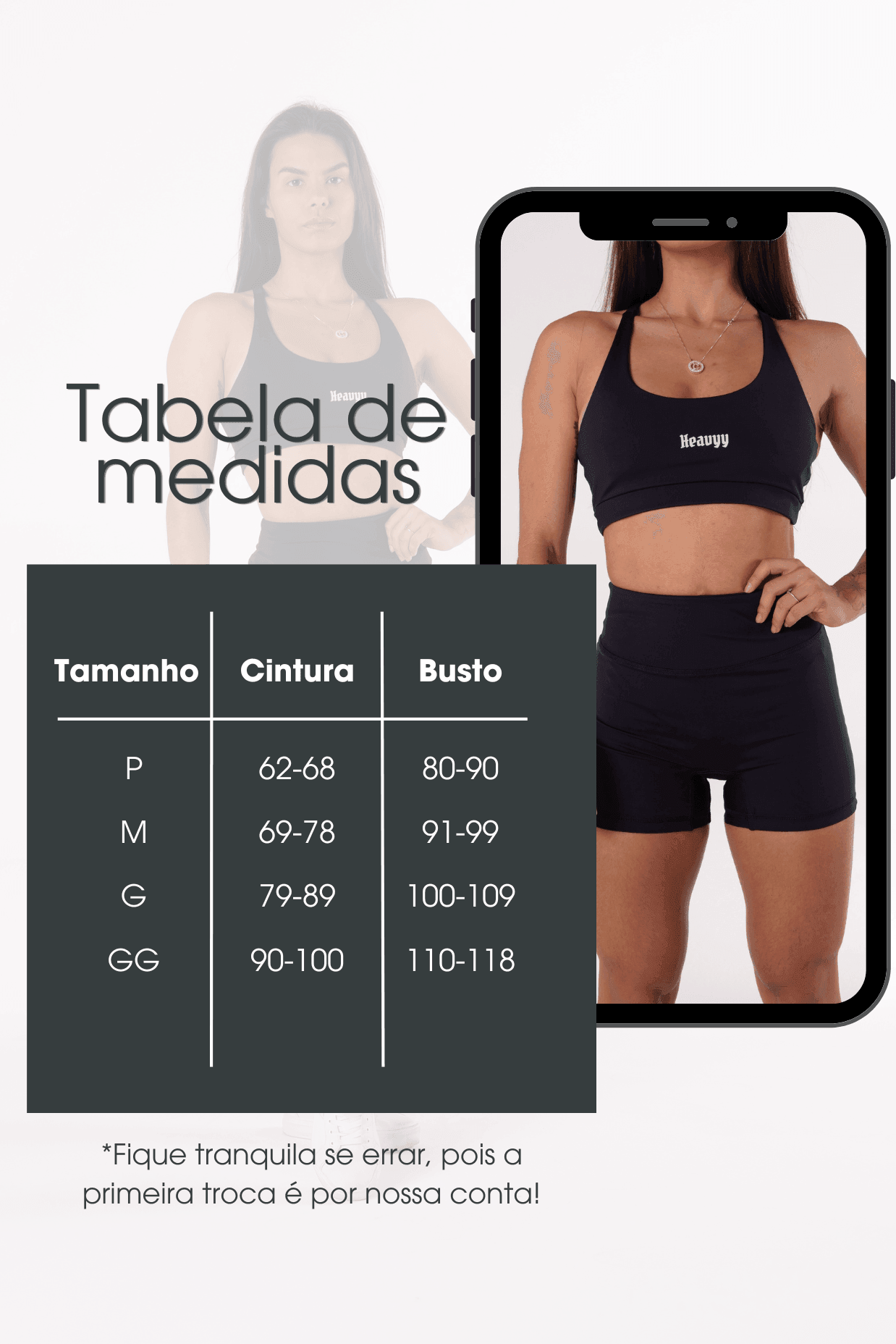 Top de Poliamida Cruzado Preto