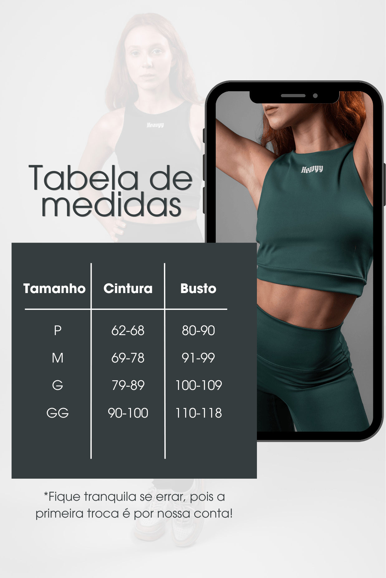 Top de Poliamida Overload Heavyy Verde