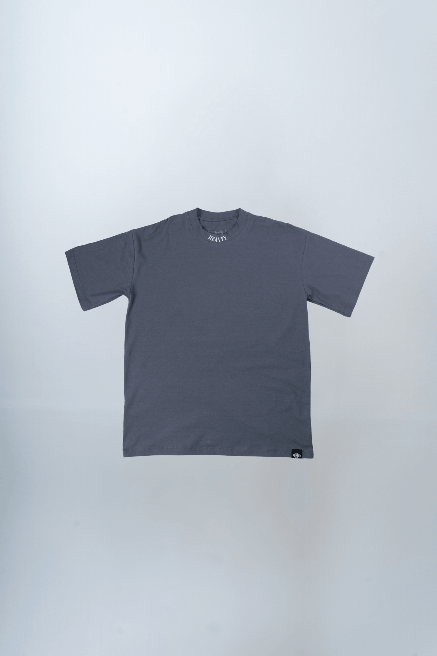 Camiseta Oversized de Algodão com Elastano Minimal 2.0 Cinza