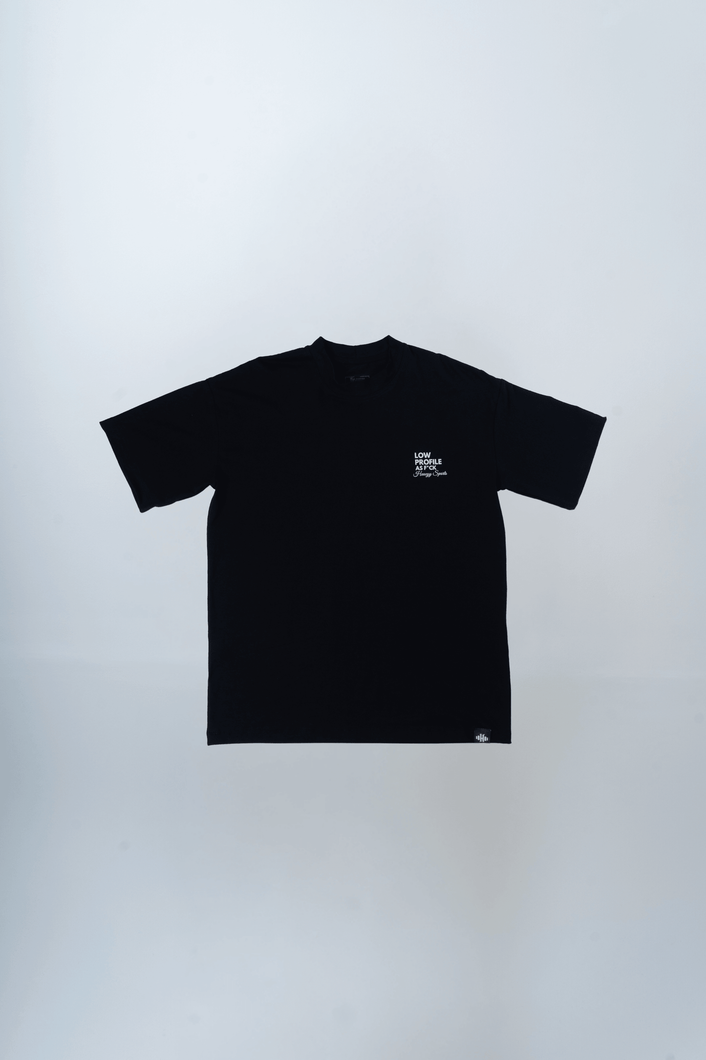 Camiseta Oversized de Algodão com Elastano Low Profile Preta