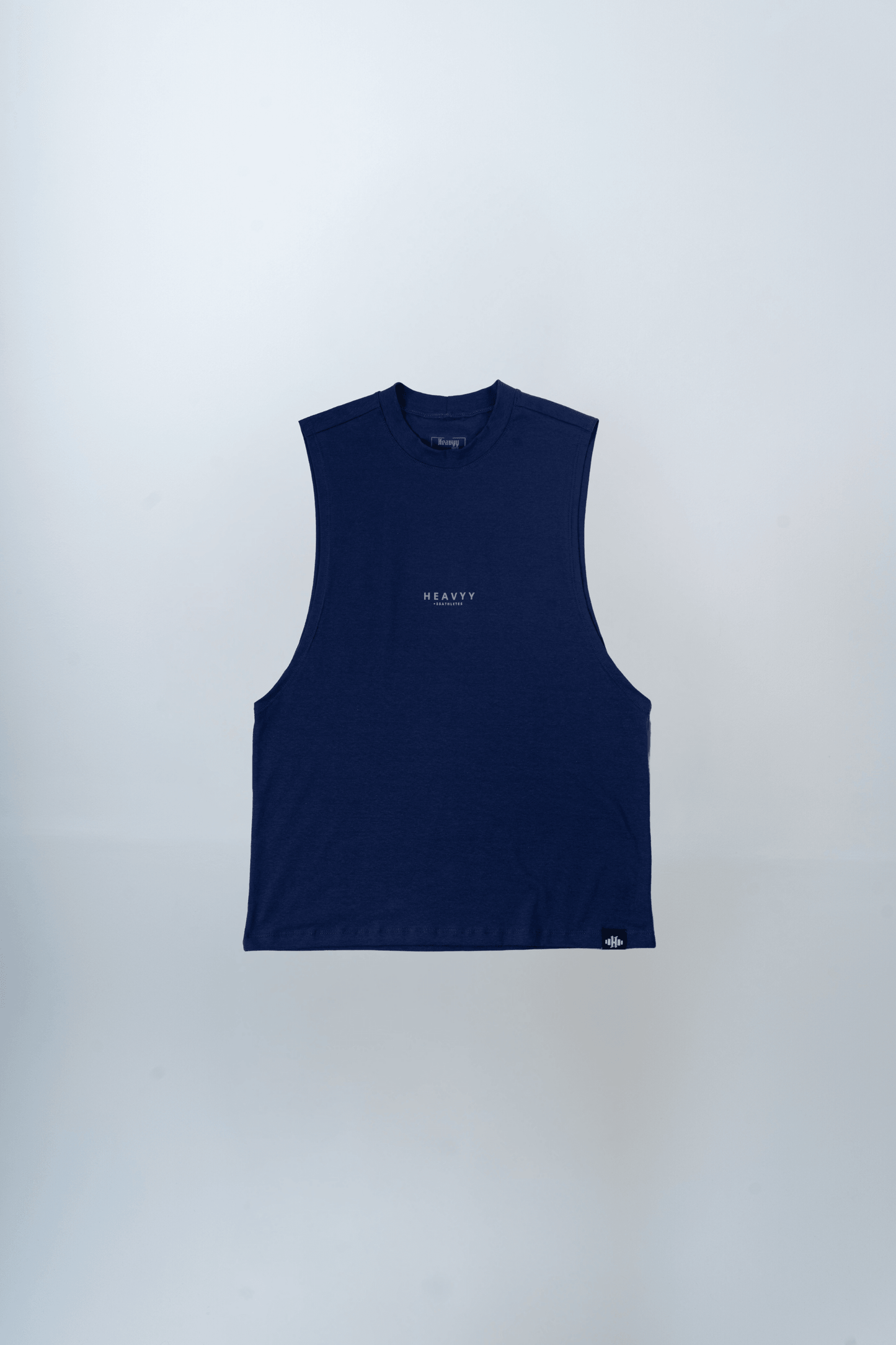 Regata Athletes de Algodão com Elastano Azul Marinho