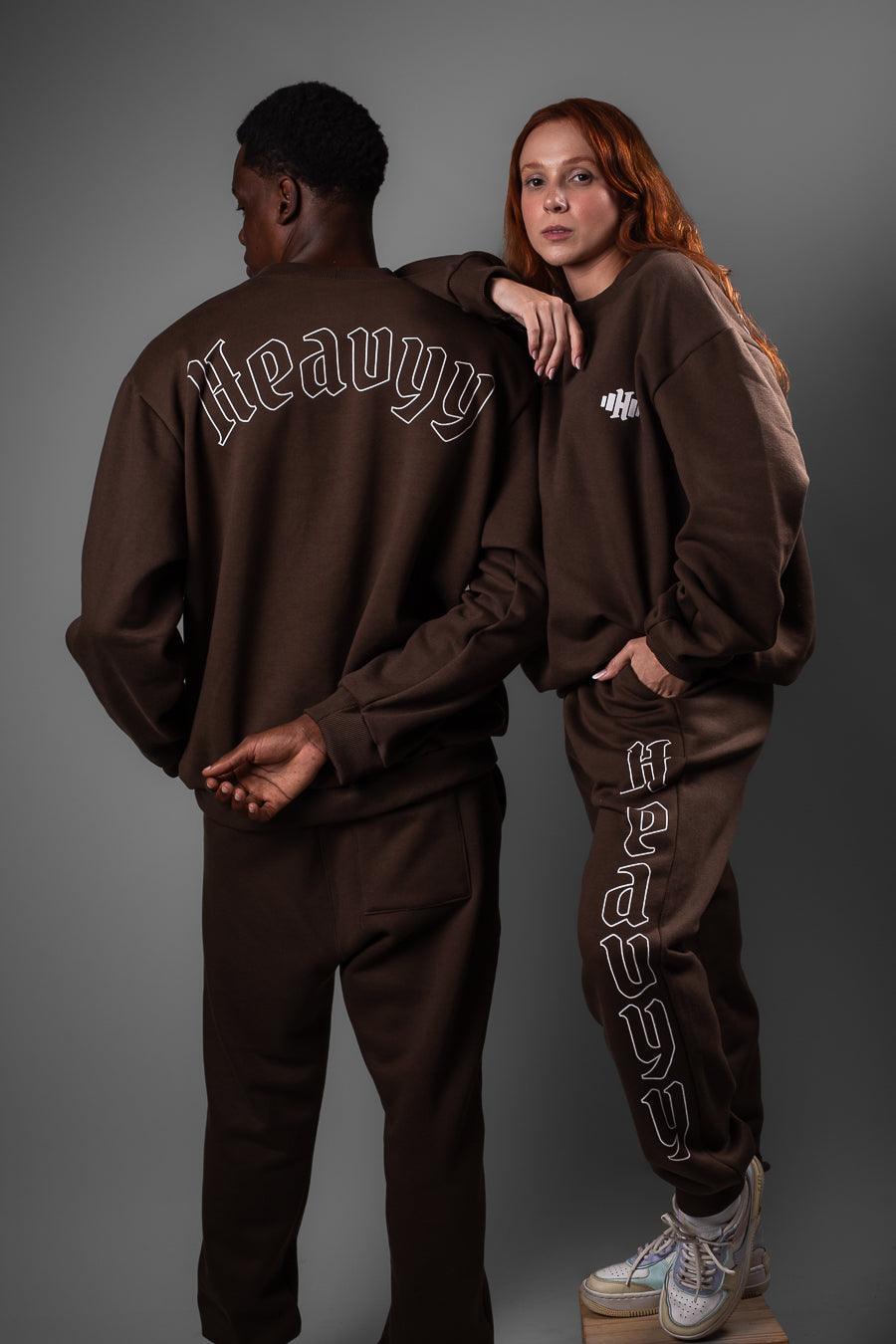 Calça de moletom Heavyy Marrom - Heavyy Sports