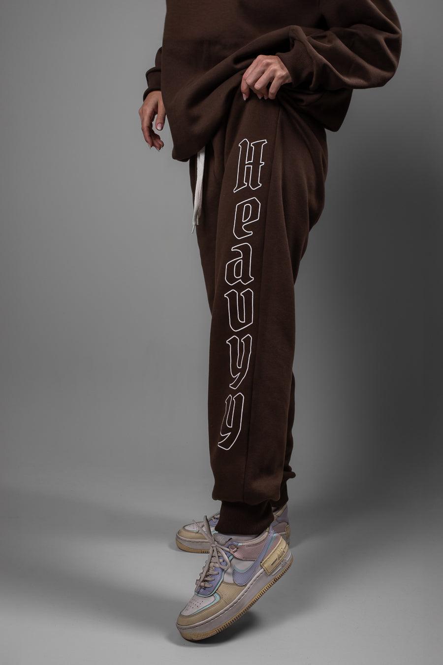 Calça de moletom Heavyy Marrom - Heavyy Sports