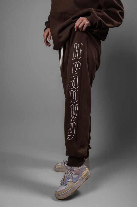 Calça de moletom Heavyy Marrom - Heavyy Sports