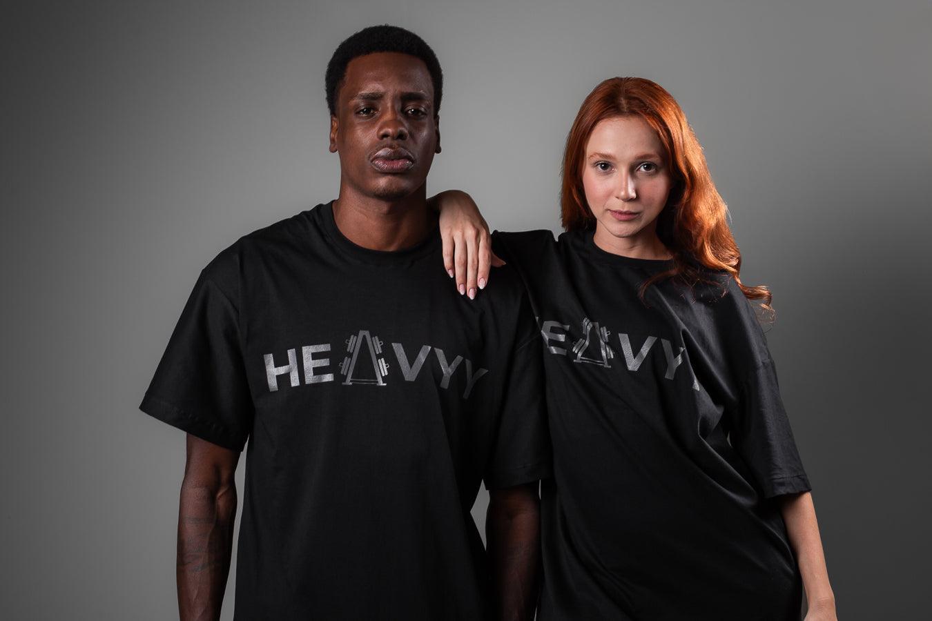 Camiseta Overload Heavyy preta - Heavyy Sports