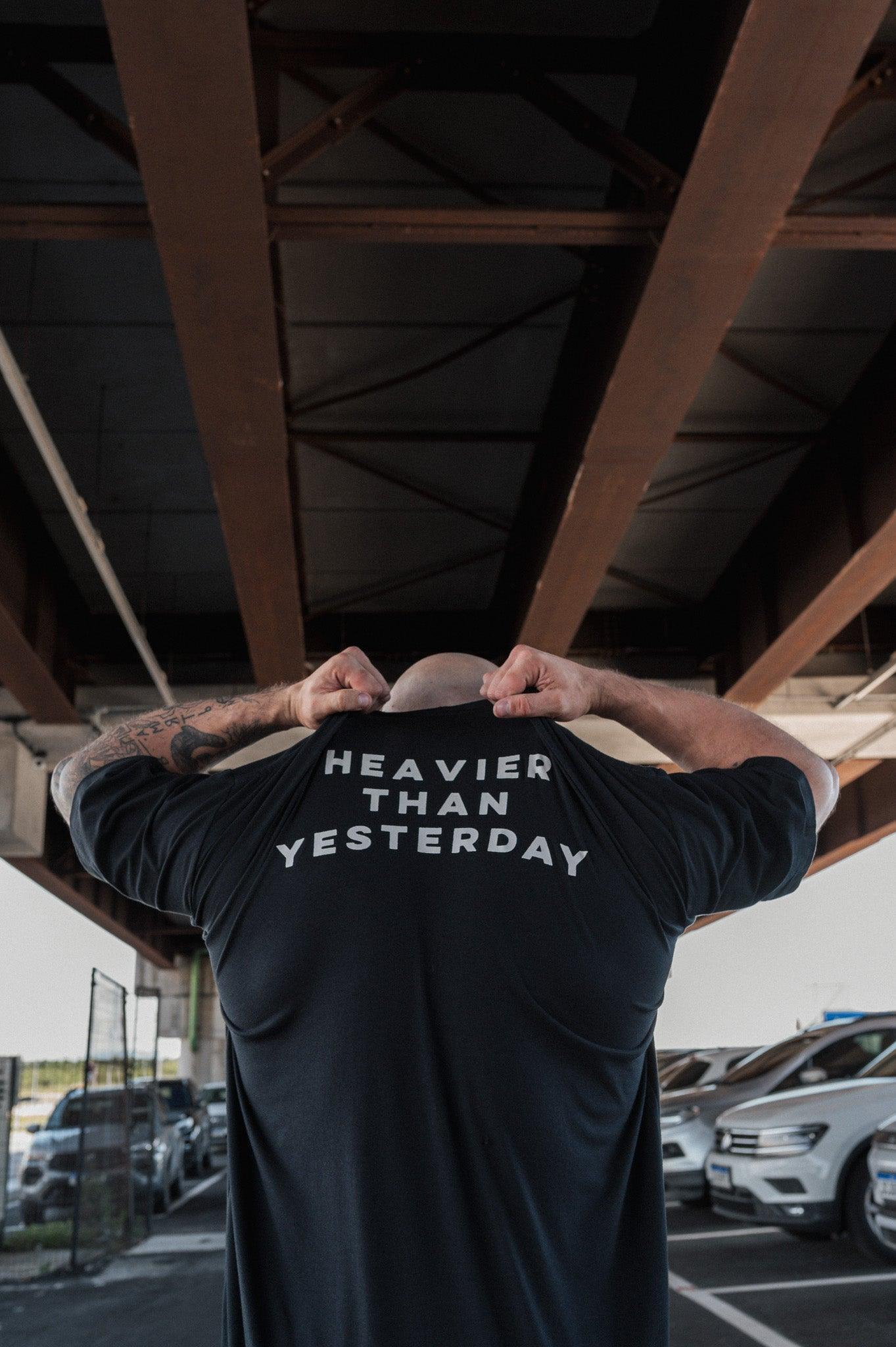 Camiseta Oversized de Algodão com Elastano Heavier than Yesterday Preta