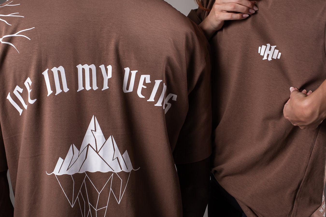 Camiseta Ice in my Veins Marrom - Heavyy Sports