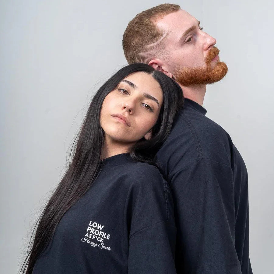 Camiseta Oversized de Algodão com Elastano Low Profile Preta