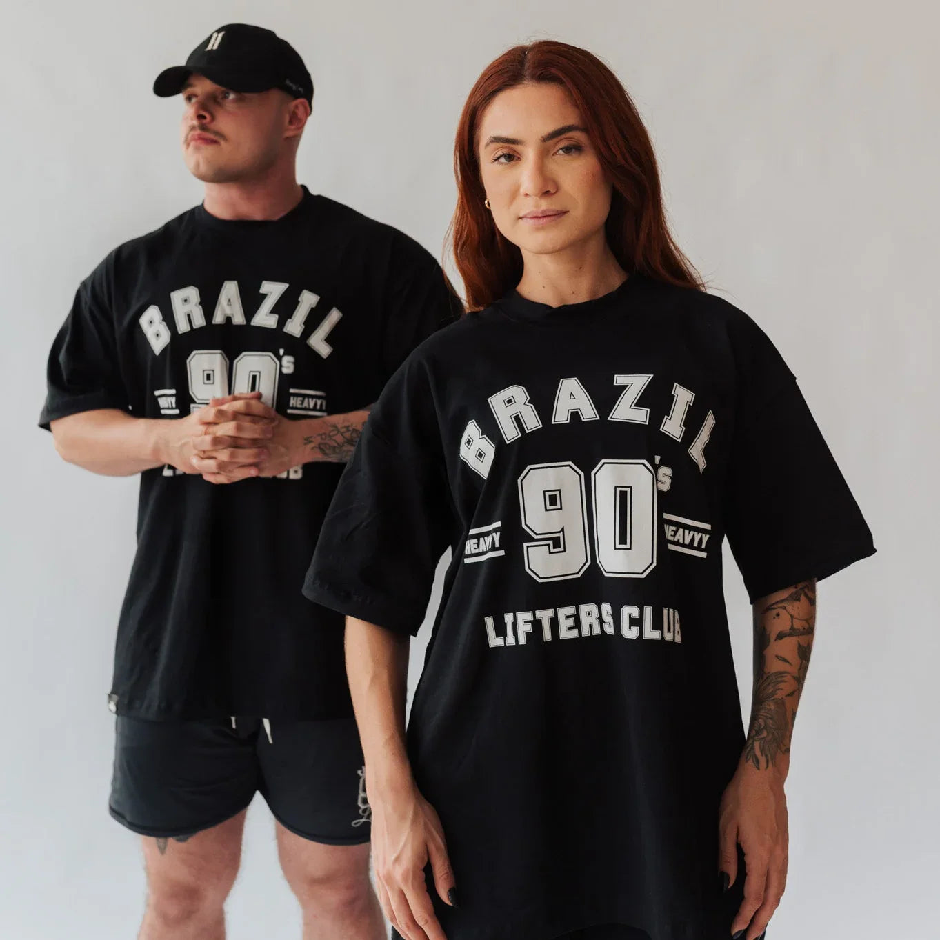 Camiseta Oversized de Algodão com Elastano Brazil