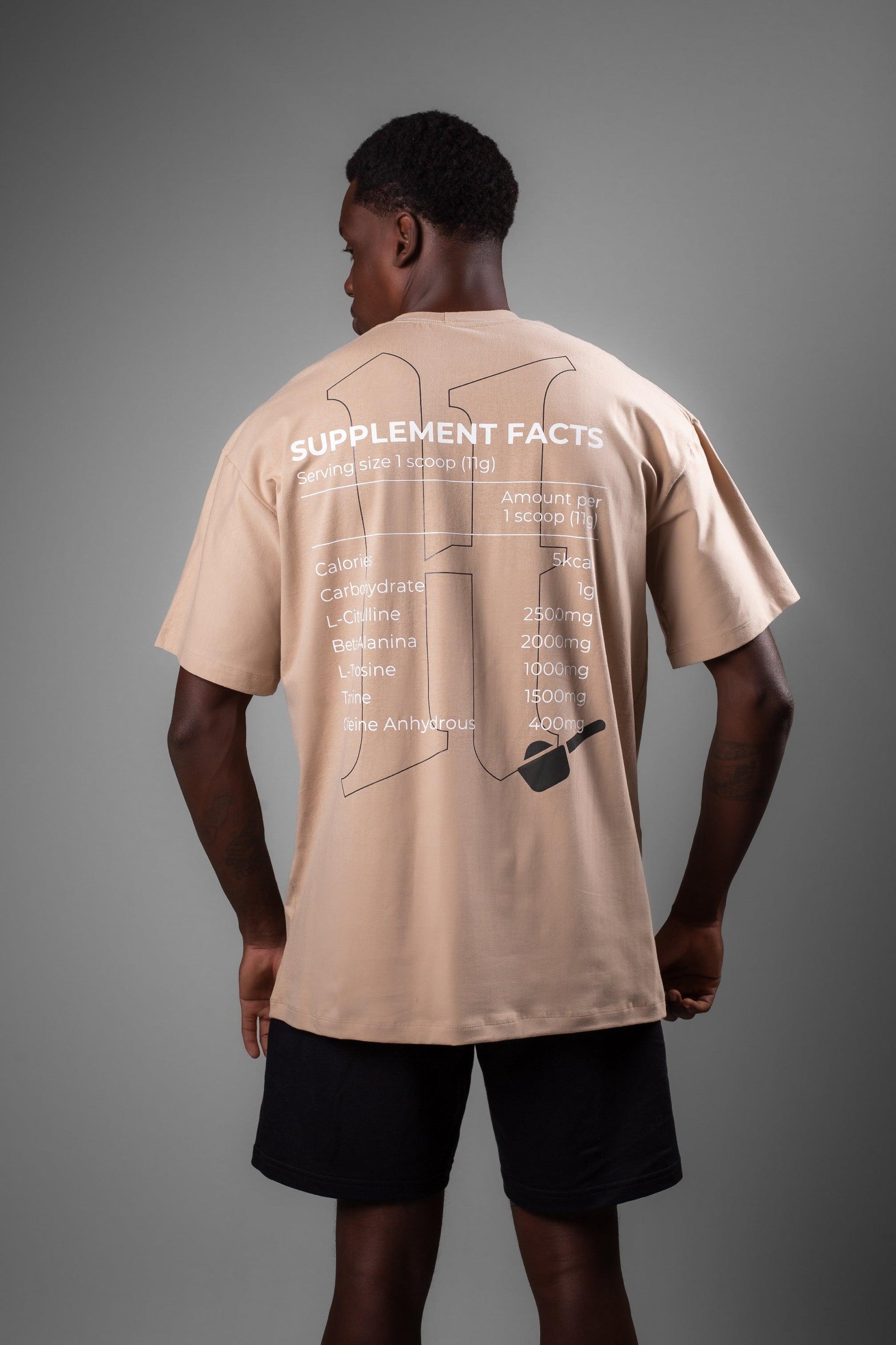 Camiseta Sup Facts Heavyy Bege - Heavyy Sports