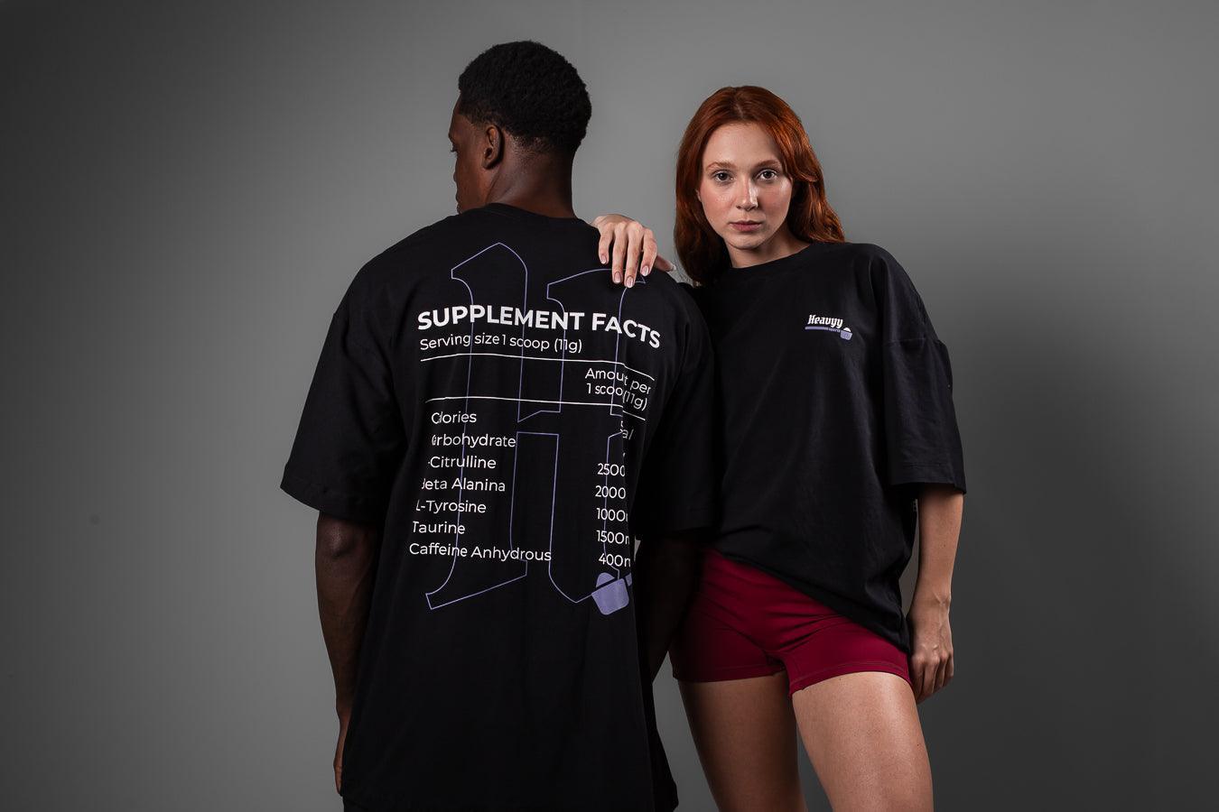Camiseta Sup Facts Heavyy Preta - Heavyy Sports