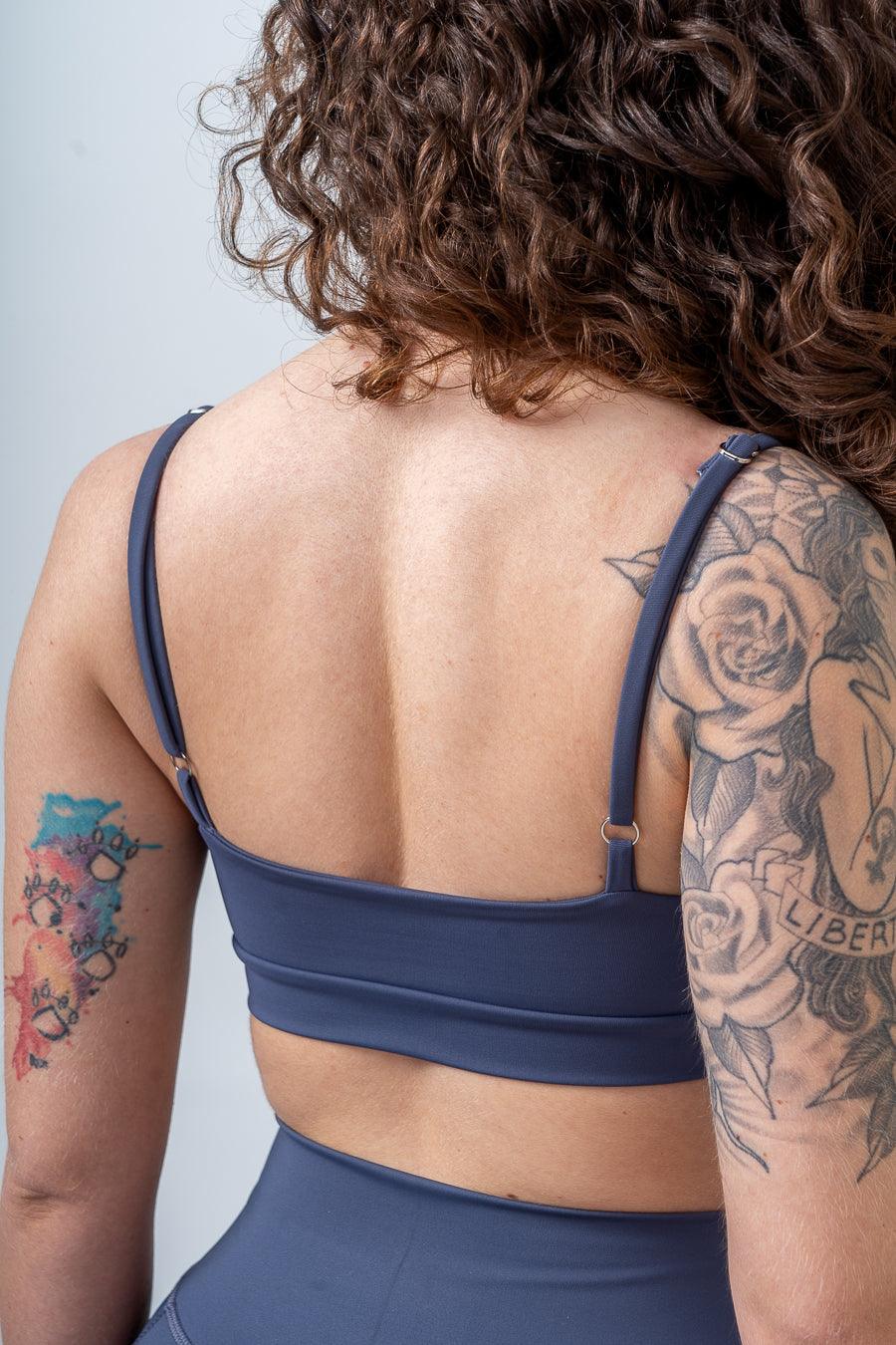 Conjunto Top + Short Corrida Cinza - Faixa ou scrunchie de brinde!
