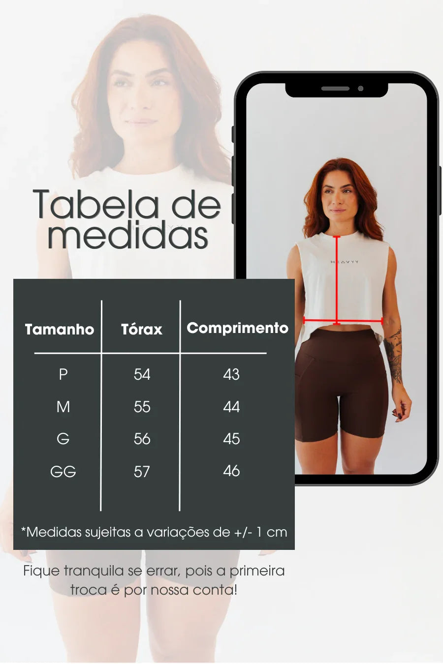 Regata Cropped - Marrom Café