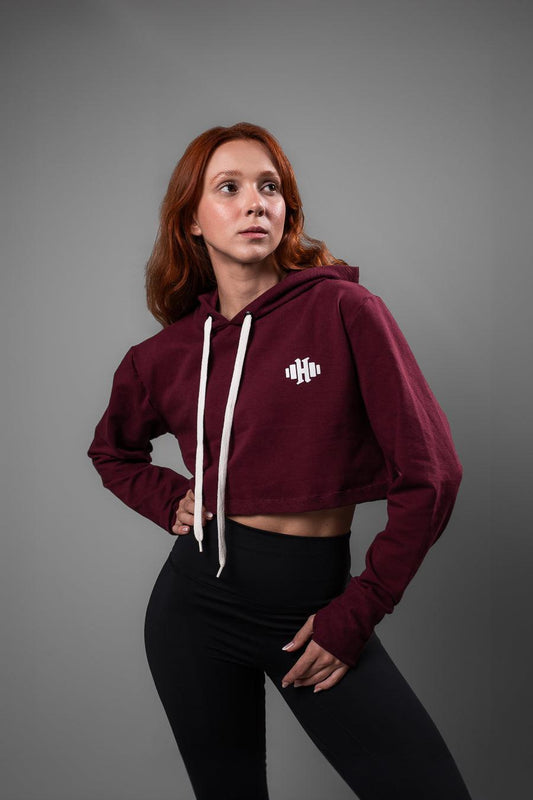 Cropped de moletom Heavyy Vinho - Heavyy Sports