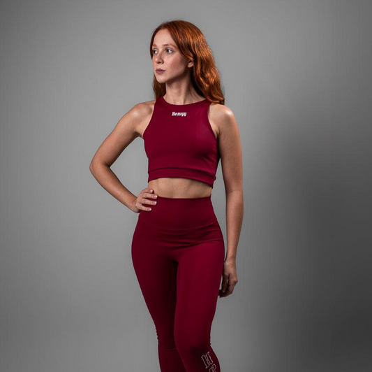 Legging de Poliamida Adaptiv Overload Heavyy Rouge