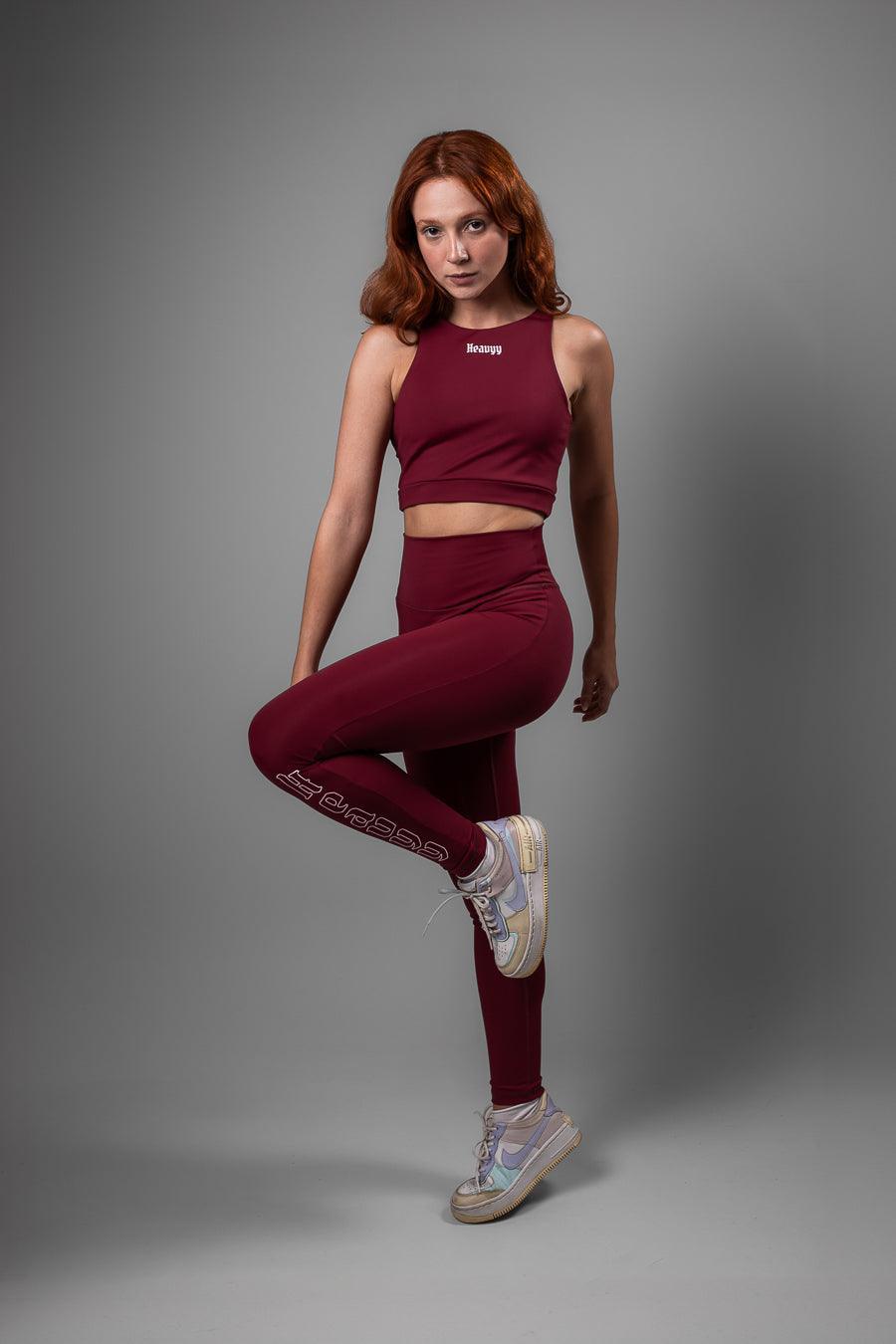 Legging Overload Heavyy Rouge - Heavyy Sports
