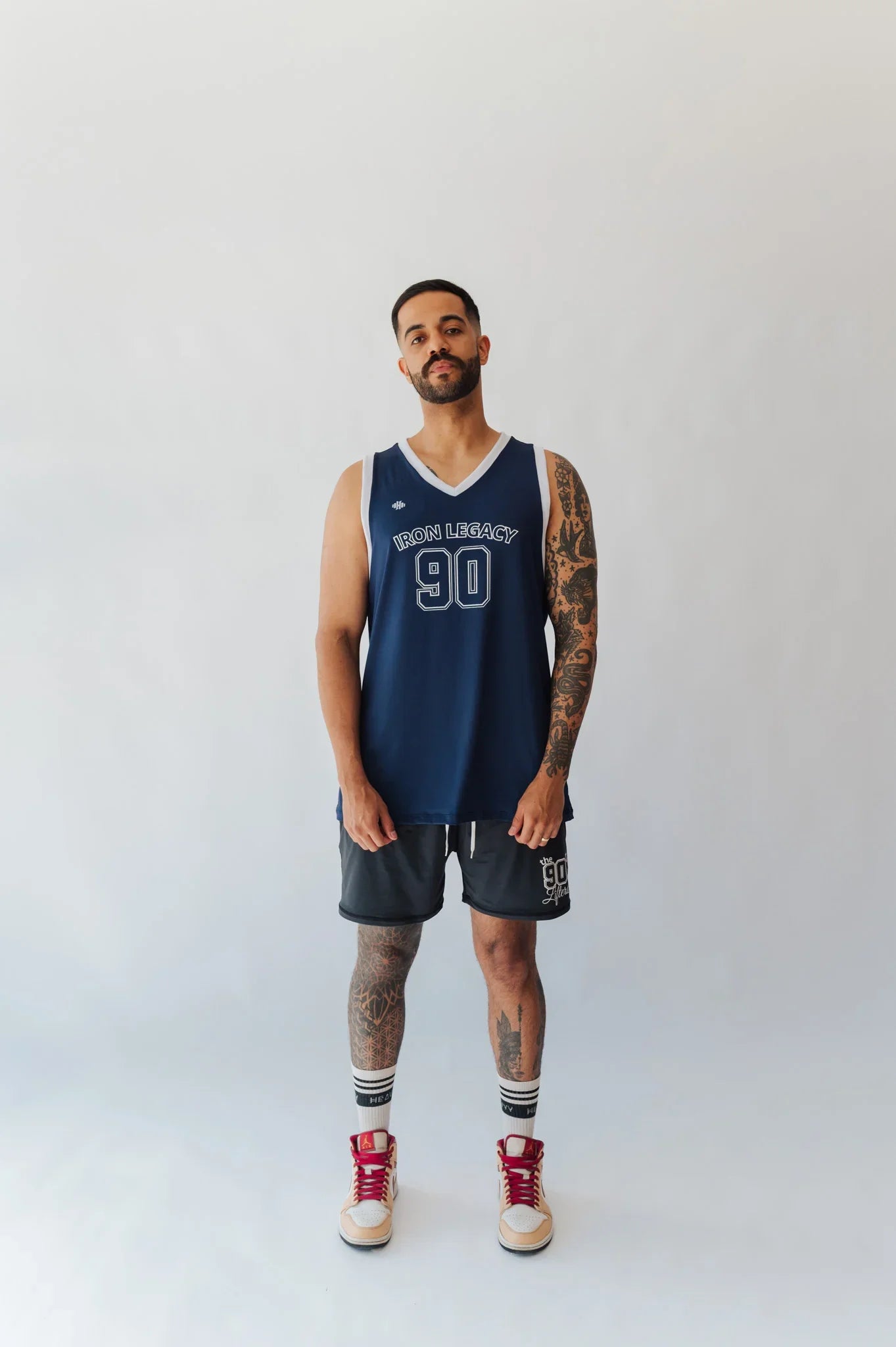 Regata Basqueteira Azul Marinho