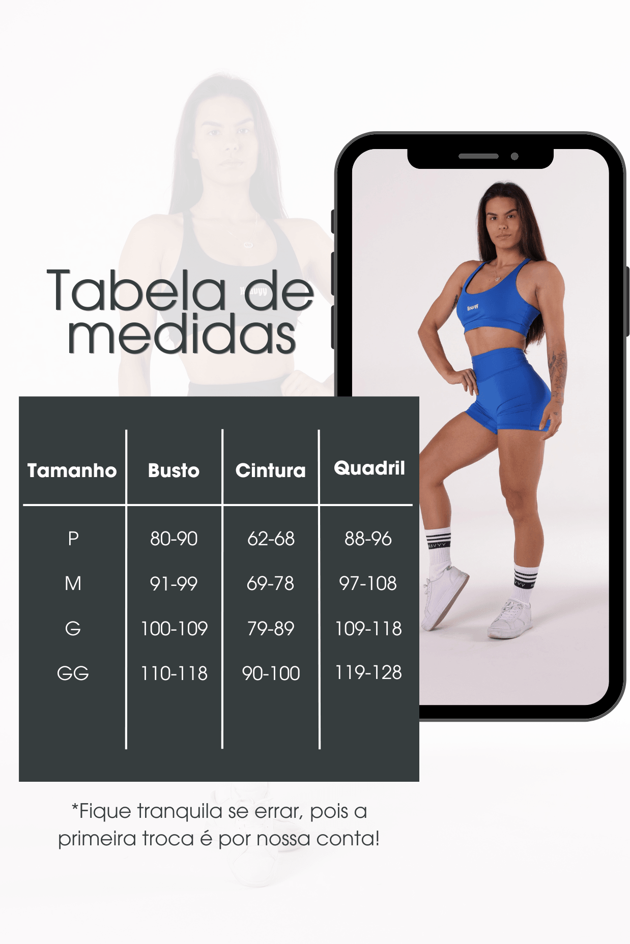 Conjunto Top + Short Warm Up Azul