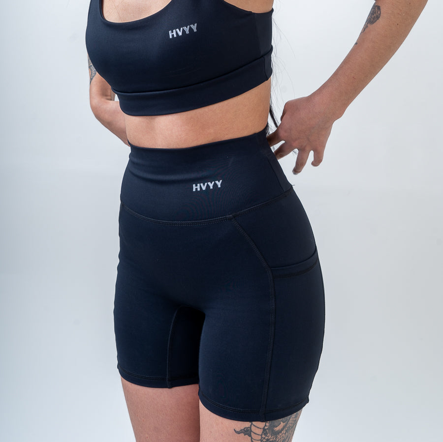 Short de Poliamida Corredor Off Season com Bolso Preto