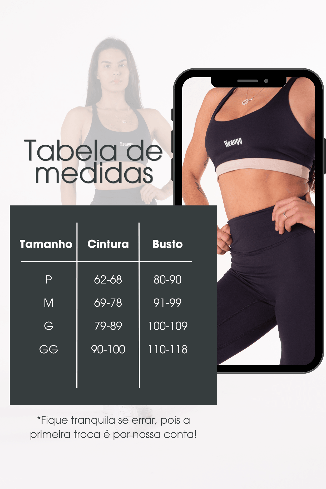 Top de Poliamida Cruzado Preto com barra Bege