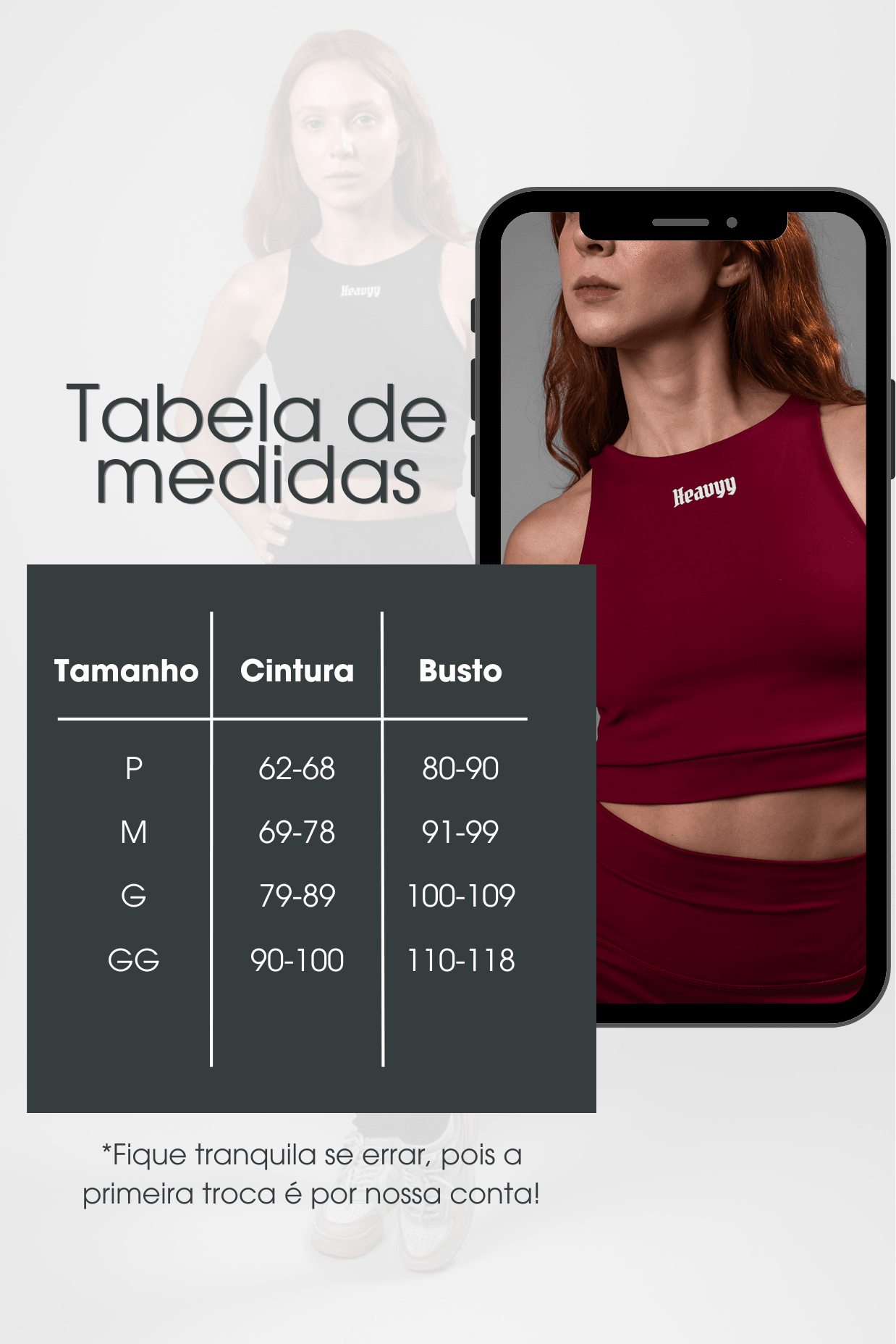 Top de Poliamida Overload Heavyy Rouge